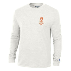 Detroit Tigers Champion Cooperstown Winning Tradition Tri-Blend Long Sleeve T-Shirt - White T-shirts