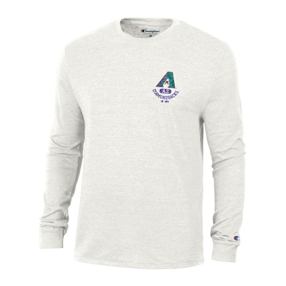 Arizona Diamondbacks Champion Cooperstown Winning Tradition Tri-Blend Long Sleeve T-Shirt - White T-shirts