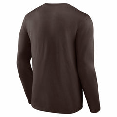 Cleveland Browns Hustle Long Sleeve T-Shirt Brown