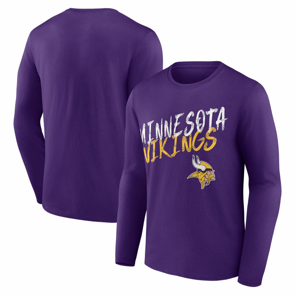 Minnesota Vikings Hustle Long Sleeve T-Shirt Purple