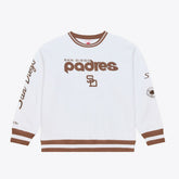 San Diego Padres Mitchell & Ness Arctic Fleece Sweatshirt - White Sweatshirts