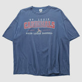St. Louis Cardinals CSA 2000s T-shirt - Blue - 2XL by Fanatics Real Vintage T-shirts