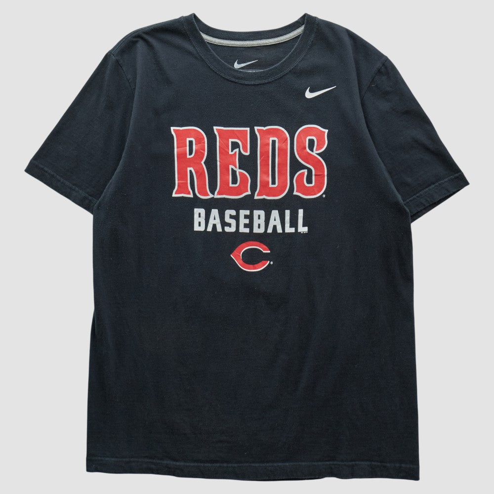 Cincinnati Reds Nike 2010s T-shirt - Black - M by Fanatics Real Vintage T-shirts