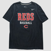 Cincinnati Reds Nike 2010s T-shirt - Black - M by Fanatics Real Vintage T-shirts