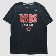 Cincinnati Reds Nike 2010s T-shirt - Black - M by Fanatics Real Vintage T-shirts
