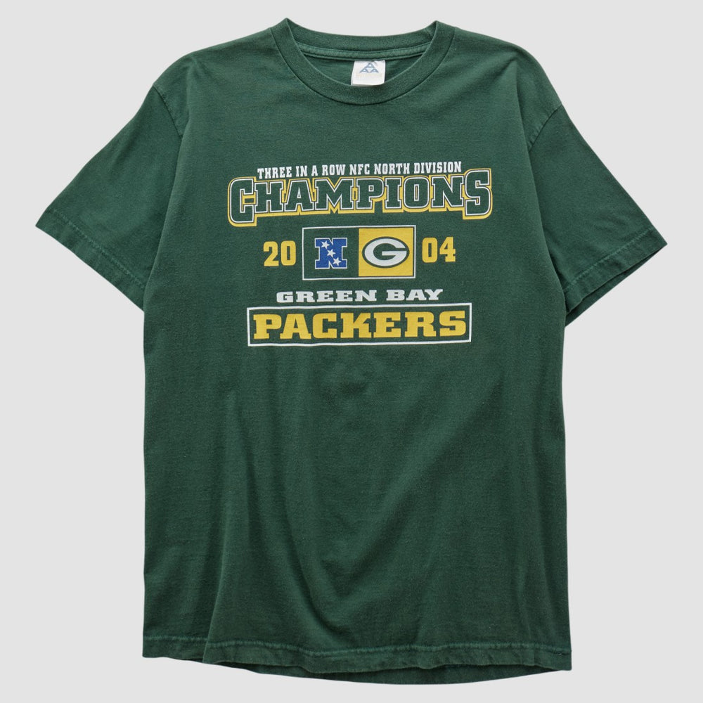 Green Bay Packers Alstyle 2004 T-shirt Green Vintage