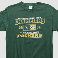 Green Bay Packers Alstyle 2004 T-shirt Green Vintage