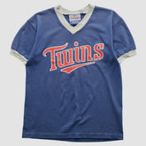 Minnesota Twins MLB Genuine Merchandise 90s T-shirt - Blue - XXS by Fanatics Real Vintage T-shirts