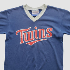 Minnesota Twins MLB Genuine Merchandise 90s T-shirt - Blue - XXS by Fanatics Real Vintage T-shirts