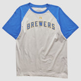 Milwaukee Brewers 2010s T-shirt - White - M by Fanatics Real Vintage T-shirts
