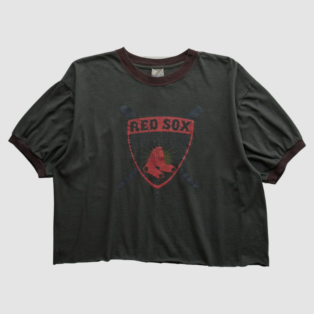 Boston Red Sox Majestic 2000s T-shirt - Charcoal - S by Fanatics Real Vintage T-shirts