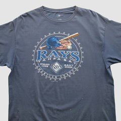 Tampa Bay Rays MLB Genuine Merchandise 2000s T-shirt - Navy - 2XL by Fanatics Real Vintage T-shirts