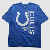 Indianapolis Colts Reebok 2010 T-shirt Blue Vintage