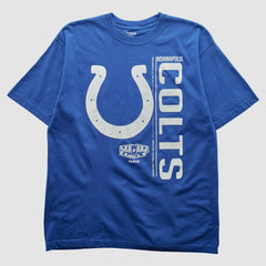 Indianapolis Colts Reebok 2010 T-shirt Blue Vintage