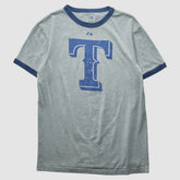 Texas Rangers Majestic 2010 T-shirt - Heather Gray - S by Fanatics Real Vintage T-shirts