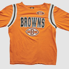 Cleveland Browns NFL 2010s Long Sleeve T-shirt Orange Vintage