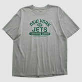 New York Jets Reebok 2000s T-shirt Heather Gray Vintage