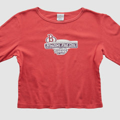 Boston Red Sox MLB 2004 Long Sleeve T-shirt - Red - S by Fanatics Real Vintage T-shirts