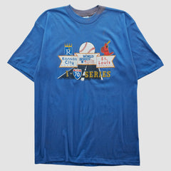World Series Artex 1985 T-shirt - Blue - M by Fanatics Real Vintage T-shirts