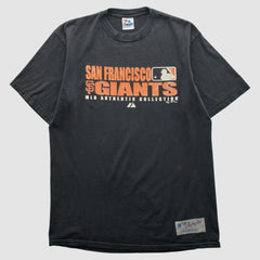San Francisco Giants Majestic 2007 T-shirt - Black - L by Fanatics Real Vintage T-shirts