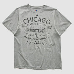Chicago White Sox Majestic 2010s T-shirt - Heather Gray - M by Fanatics Real Vintage T-shirts