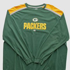 Green Bay Packers NFL 2000s Long Sleeve T-shirt Green Vintage