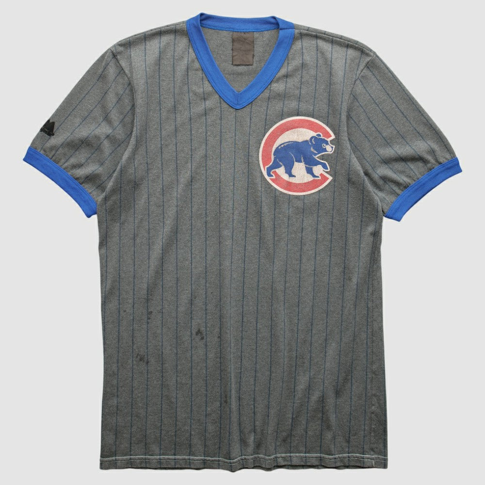 Chicago Cubs 90s T-shirt - Heather Gray - M by Fanatics Real Vintage T-shirts
