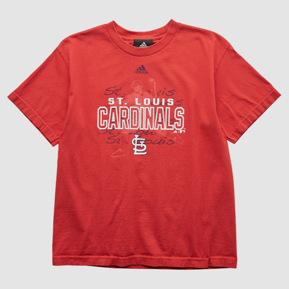 St. Louis Cardinals Adidas 2010s T-shirt - Red - XS by Fanatics Real Vintage T-shirts