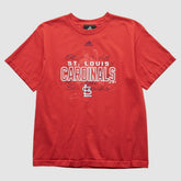 St. Louis Cardinals Adidas 2010s T-shirt - Red - XS by Fanatics Real Vintage T-shirts