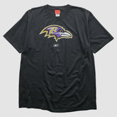 Baltimore Ravens Reebok 2000s T-shirt Black Vintage