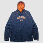 Chicago Bears Reebok 2000s Hooded Pullover Sweatshirt Navy Vintage