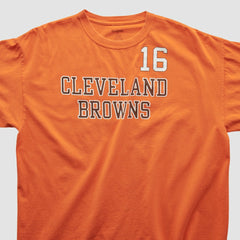 Cleveland Browns Reebok 2000s T-shirt Orange Vintage