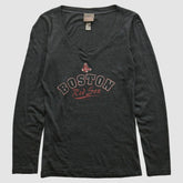 Boston Red Sox Genuine Merchandise 2010s Long Sleeve T-shirt - Charcoal - XXS by Fanatics Real Vintage T-shirts