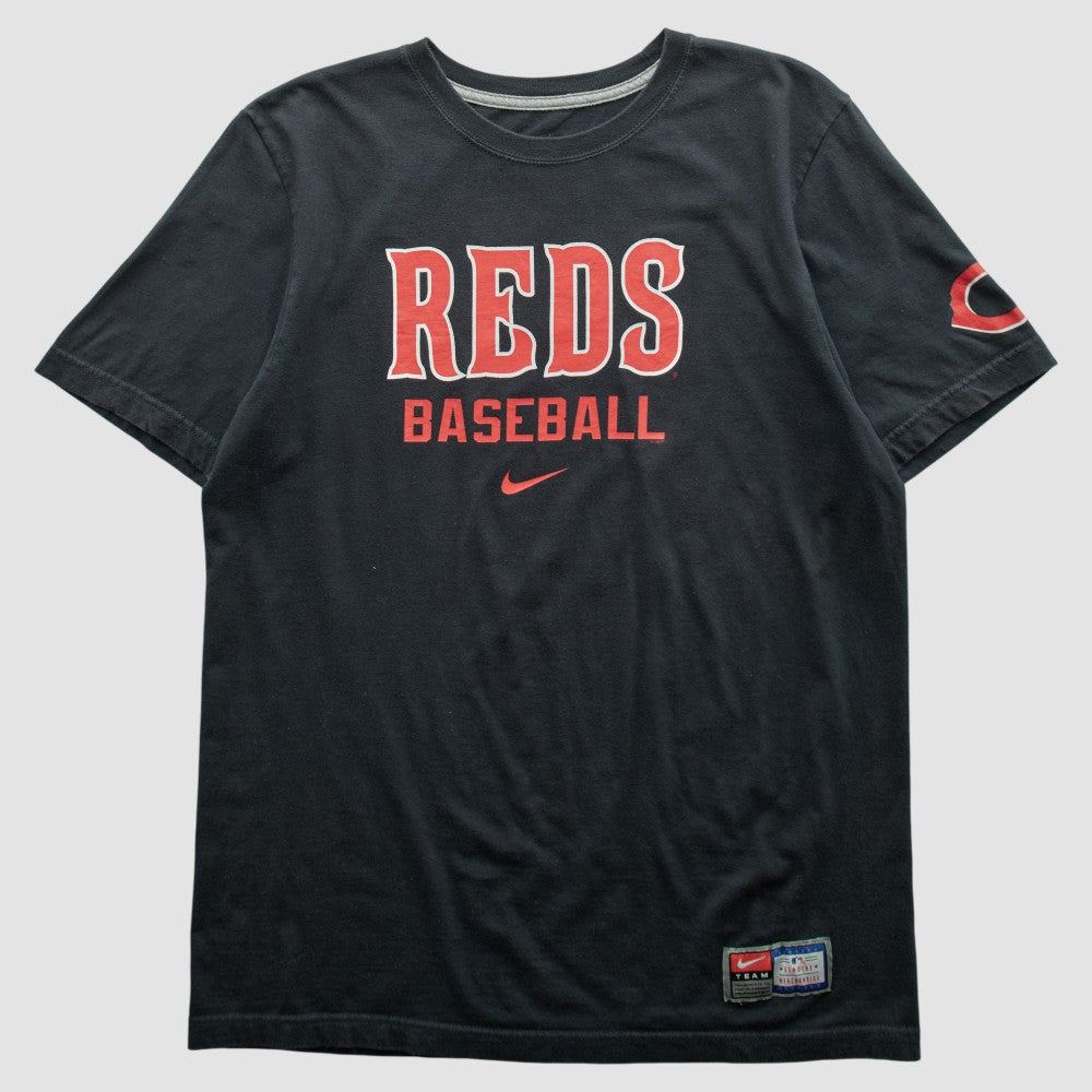 Cincinnati Reds Nike 2010s T-shirt - Black - M by Fanatics Real Vintage T-shirts