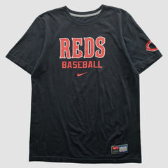 Cincinnati Reds Nike 2010s T-shirt - Black - M by Fanatics Real Vintage T-shirts