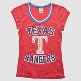 Texas Rangers Campus Lifestyle 2010s T-shirt - Red - XXS by Fanatics Real Vintage T-shirts