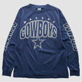 Dallas Cowboys True Fan 90s Long Sleeve T-shirt Navy Vintage