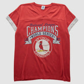 St. Louis Cardinals Logo Athletic 1987 T-shirt - Red - M by Fanatics Real Vintage T-shirts