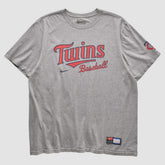 Minnesota Twins Nike 2010s T-shirt - Heather Gray - XL by Fanatics Real Vintage T-shirts