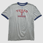 Texas Rangers Majestic 2010 T-shirt - Heather Gray - L by Fanatics Real Vintage T-shirts