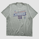 New York Giants Reebok 2007 T-shirt Heather Gray Vintage