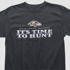 Baltimore Ravens Reebok 2000s T-shirt Black Vintage