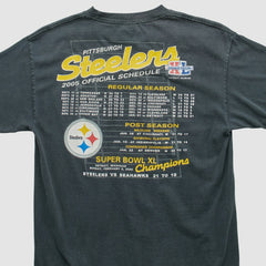 Pittsburgh Steelers Alstyle 2006 T-shirt Charcoal Vintage