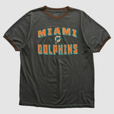 Miami Dolphins Reebok 2000s T-shirt Charcoal Vintage