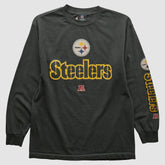 Pittsburgh Steelers NFL 2010s Long Sleeve T-shirt Black Vintage