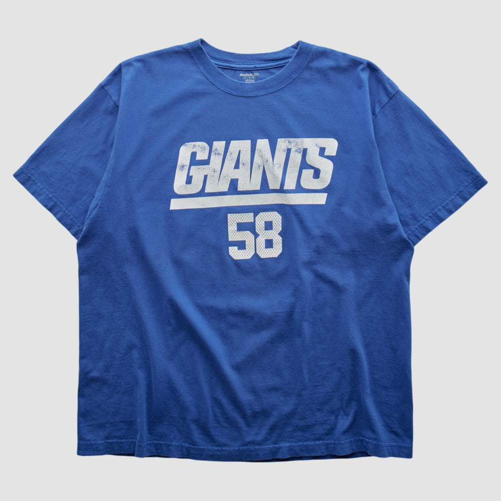 New York Giants Reebok 2000s T-shirt Blue Vintage