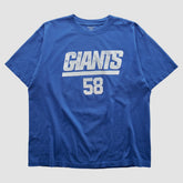 New York Giants Reebok 2000s T-shirt Blue Vintage