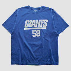 New York Giants Reebok 2000s T-shirt Blue Vintage