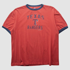 Texas Rangers Majestic 2009 T-shirt - Red - L by Fanatics Real Vintage T-shirts