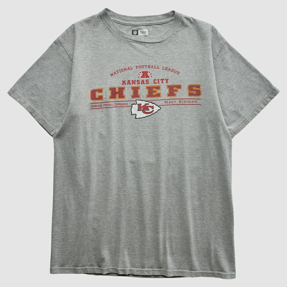 Kansas City Chiefs Team Edition Apparel 2000s T-shirt Heather Gray Vintage